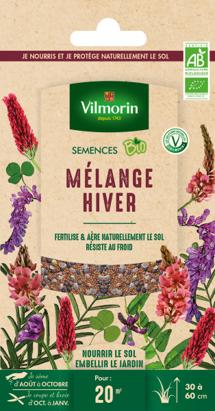 Engrais verts - Les plantes utiles Mélange Hiver - BIO - Petit Modèle - face recto